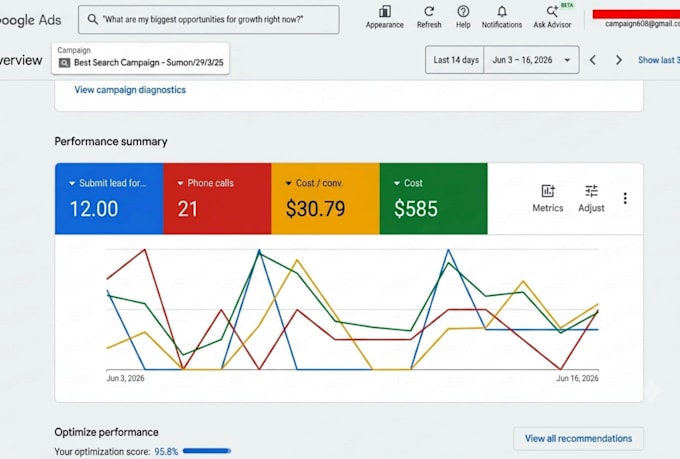 setup and manage google ads for landscaping and tree services